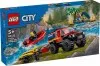 60412 - LEGO City 4x4 Tűzoltóautó mentőcsónakkal