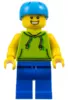 cty1138 - LEGO minifigura gördeszkás fiú