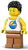 cty1735 - LEGO minifigura férfi, fehér trikóban