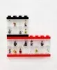 40650005 - LEGO kék minifigura kiállító, tároló doboz 8 minifigurához